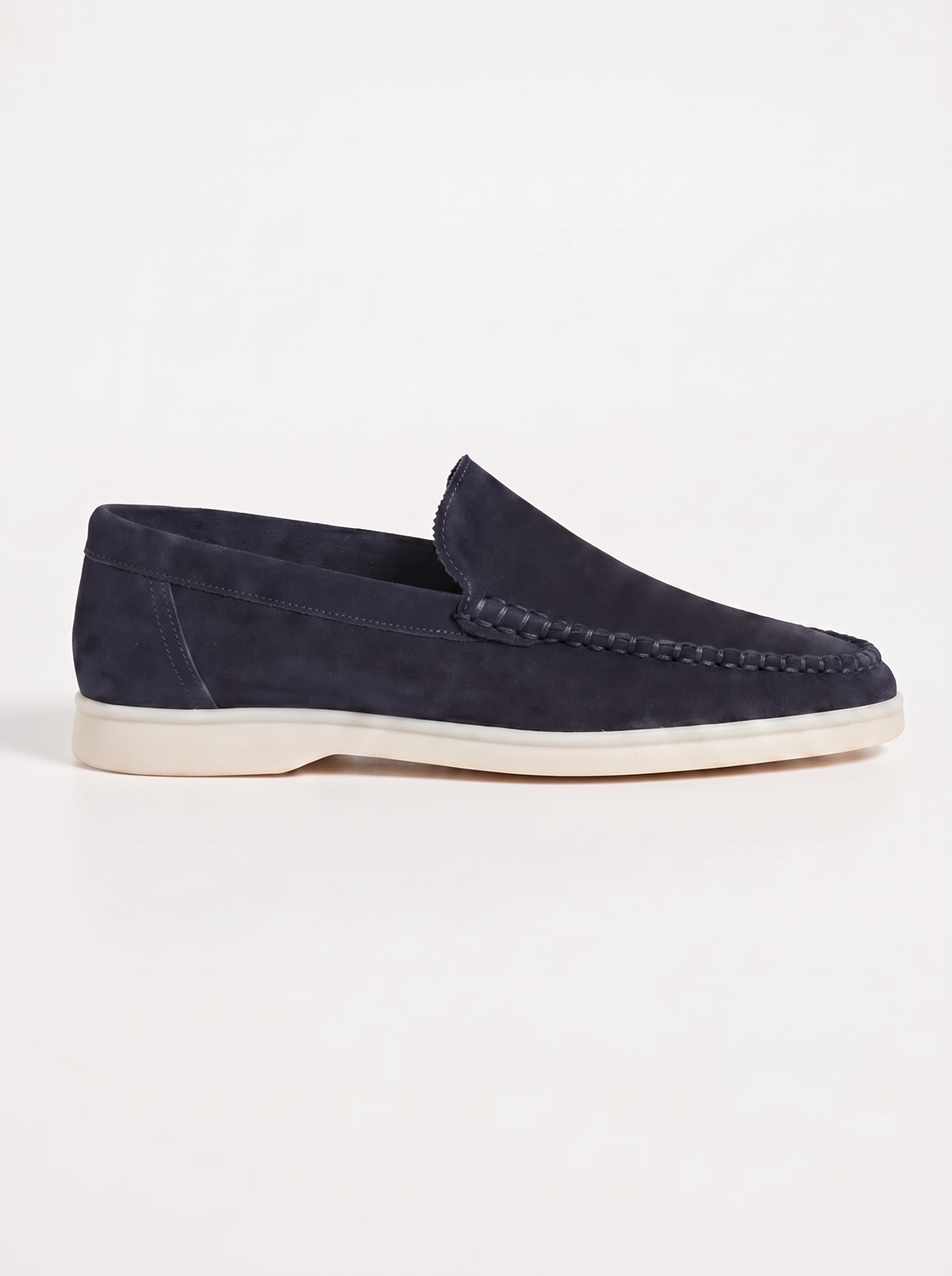 Navy Giorno Loafers