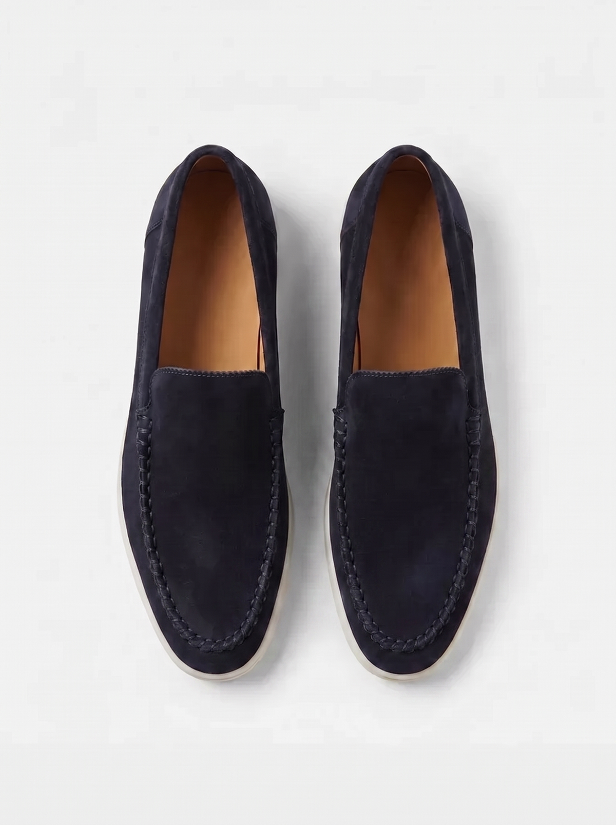 Navy Giorno Loafers
